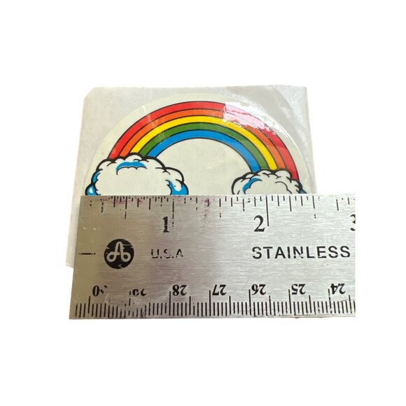 Vintage I'm Special Rainbow Sticker Decal Clouds Round 2.5" Gay Pride - Picture 3 of 3